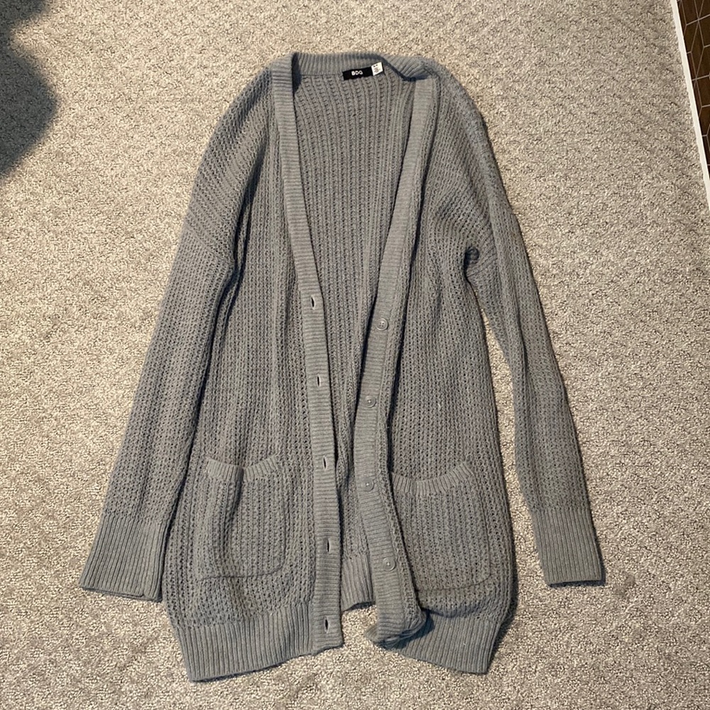 BDG Gray Cardigan